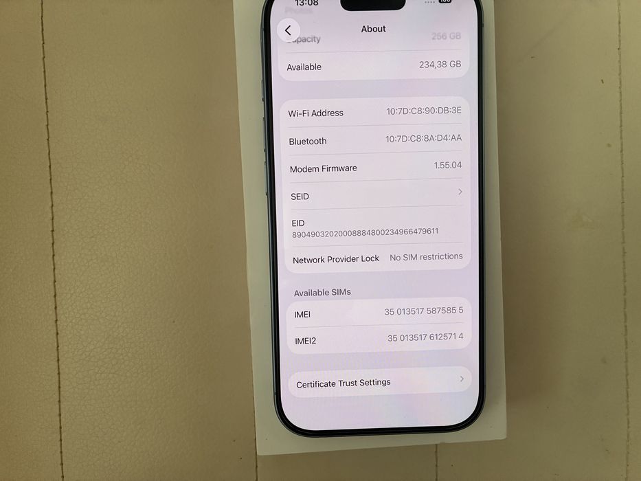 IPhone 17 256гб Перфектен  с гаранция