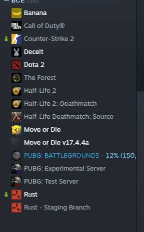 Аккаунт стим, Rust