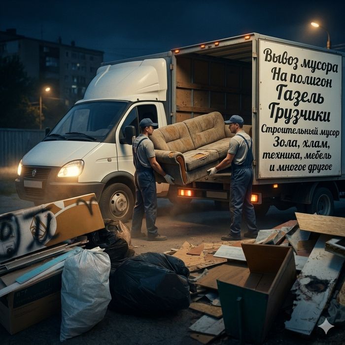 Вывоз Мусора Грузчики Газель