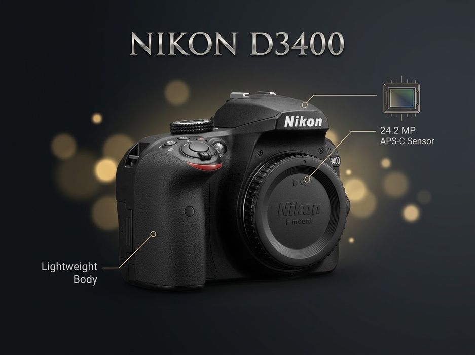 Продаются Nikon D3400