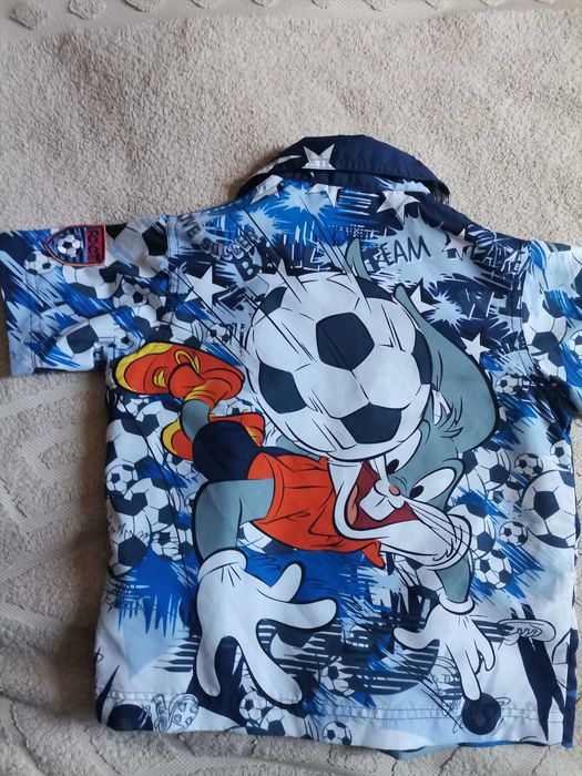 Детска риза зайче Бъни футболист