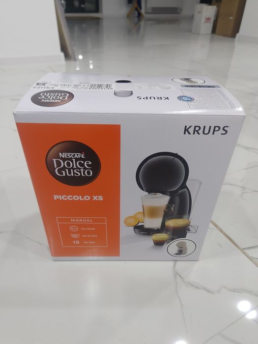 Кафемашина Krups PICCOLO XS, бежава, нова