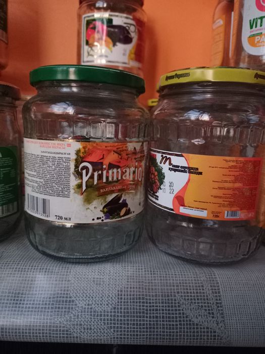 Банки.  720   мл