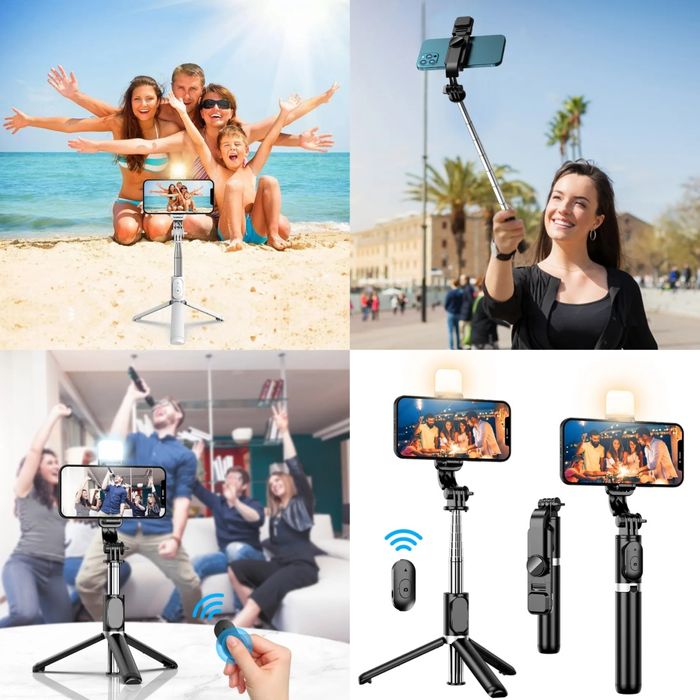 Selfie stick trepied Bluetooth Bullet Time