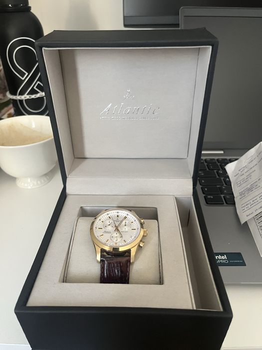 Ceas Atlantic Seamove Chrono - 65451.45.21 - Cuart ETA G10.211 42mm