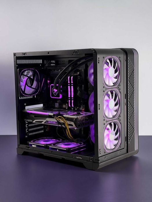 Геймърски Компютър Ryzen 9 5900X + RX 6700 XT Sapphire Nitro | 32GB | 1TB NVMe | AIO | Мишка + Клавиатура