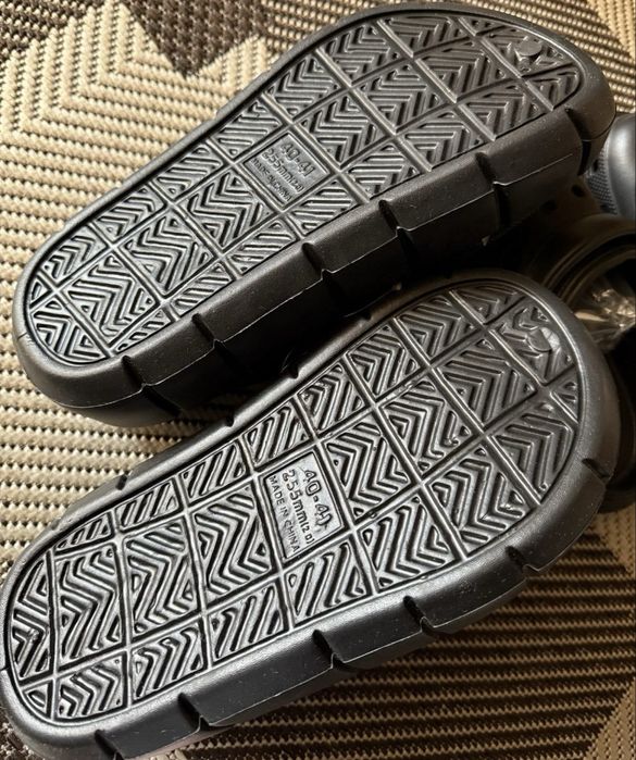 Кроксы-сабо черные 38 р-р