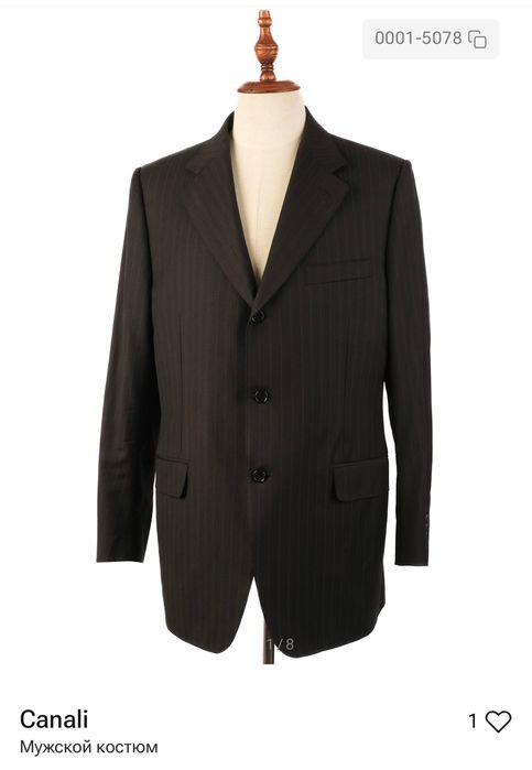 Продам брендовый костюм Canali размер 52 б/у