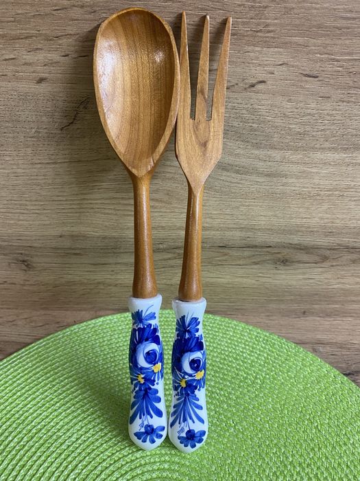 Комплекти лъжици и вилици с кркамична дръжка