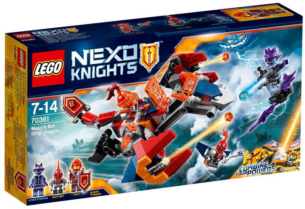 Lego Nexo Knights (Macy’s Bot Drop Dragon)