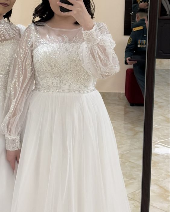 Платье свадебное белое