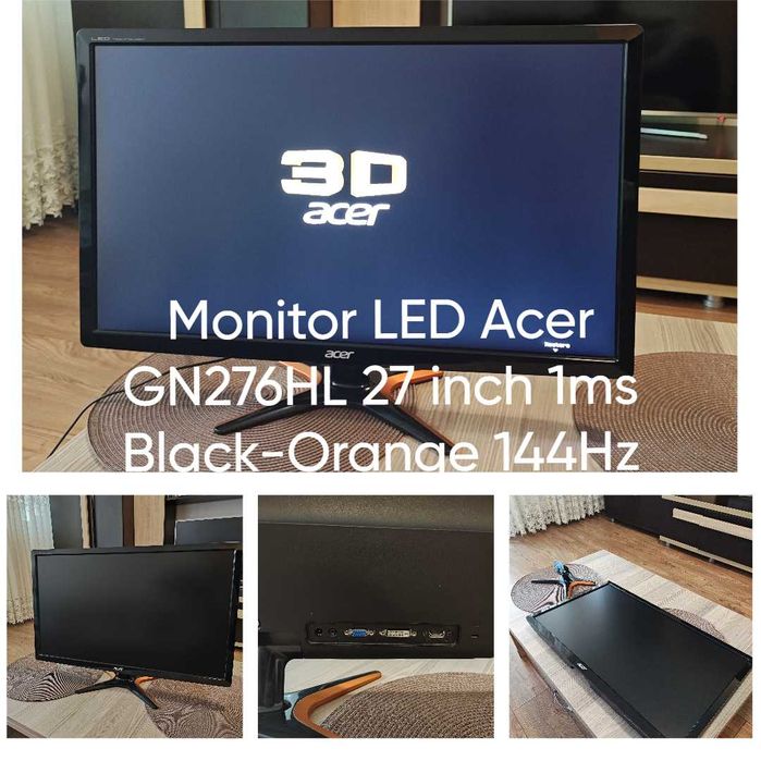 Monitor gaming 24"/27" — AOC(curbat), BenQ, Acer — 144Hz/240Hz