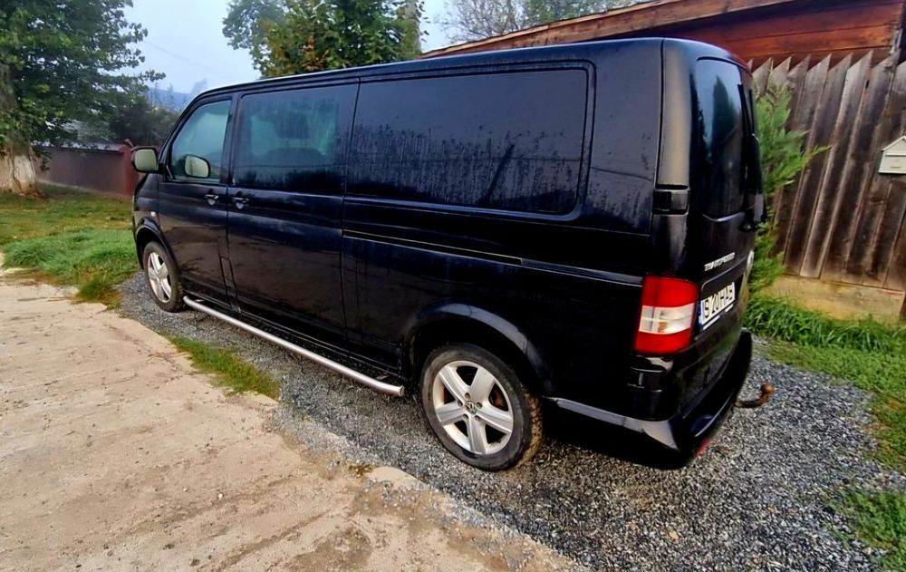 VW Transporter 4x4 DSG • Dublă cabină 5 locuri • Piele • 180 CP • PREȚ FIX
