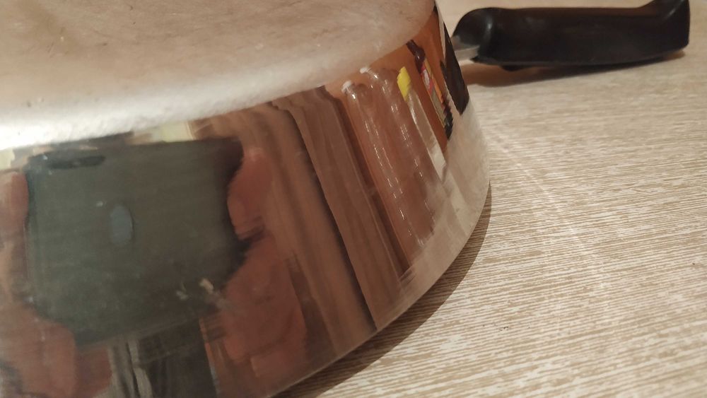 Стар алуминиев тиган от Соца