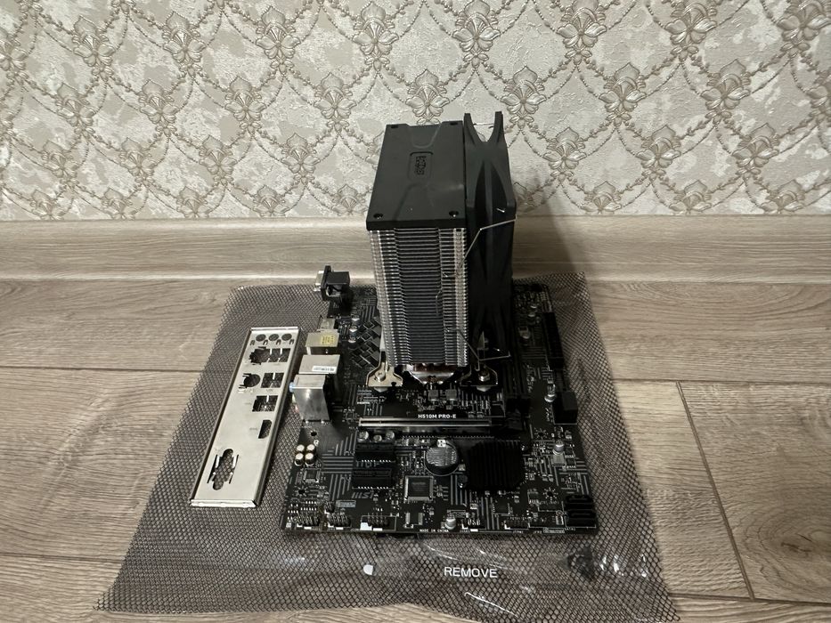 Комплект проц 10400F + H510M мать + башня