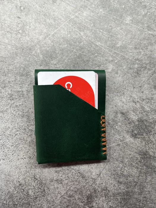 Portcard handmade din piele naturala