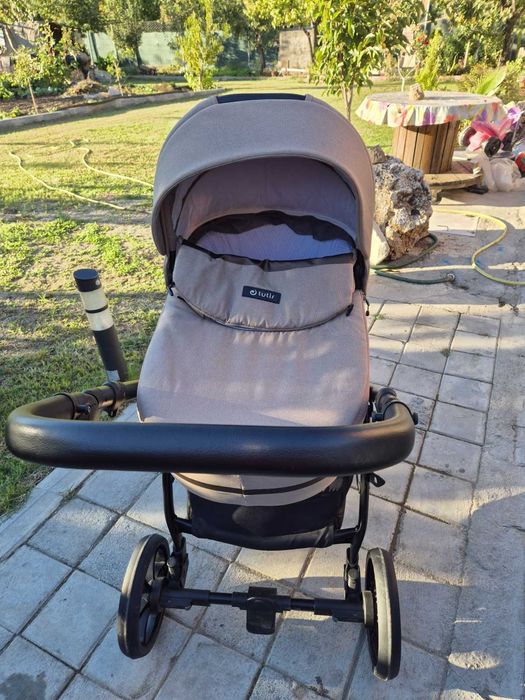 Бебешка количка Tutis Uni 3+, 2в1, цвят nougat