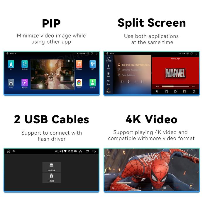 Navigatie Android dedicata BMW Seria 5 F10, F11 (2011-2016)