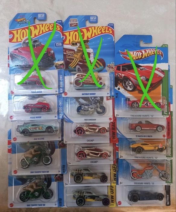 Hot wheels igrushki