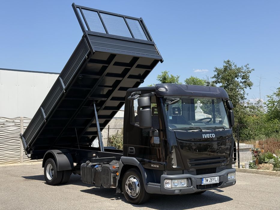 Iveco Eurocargo 180cp Basculabil trilateral Euro 5