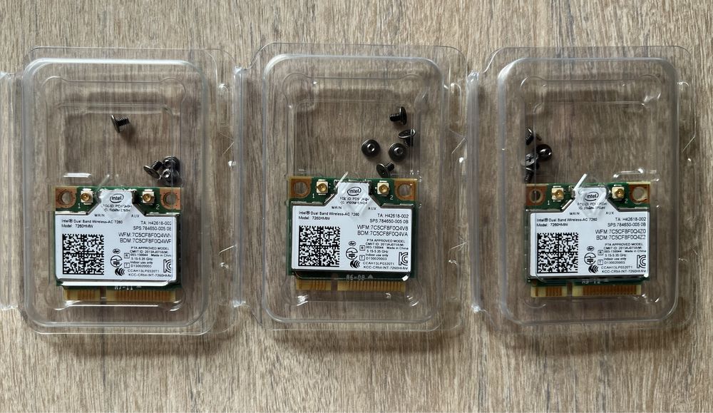 Intel 7260 HMW/ BE200 HMW / AXE3000H(AX210)