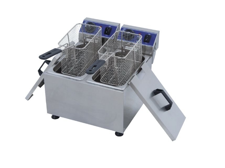 Friteuză dublă 5000W 2*6L