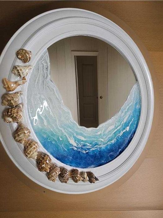 Бутикови огледала, часовници за стена баня ,спалня, ръчна изработка