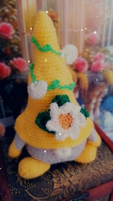 Jucării croșetate - gnomi croșetați manual