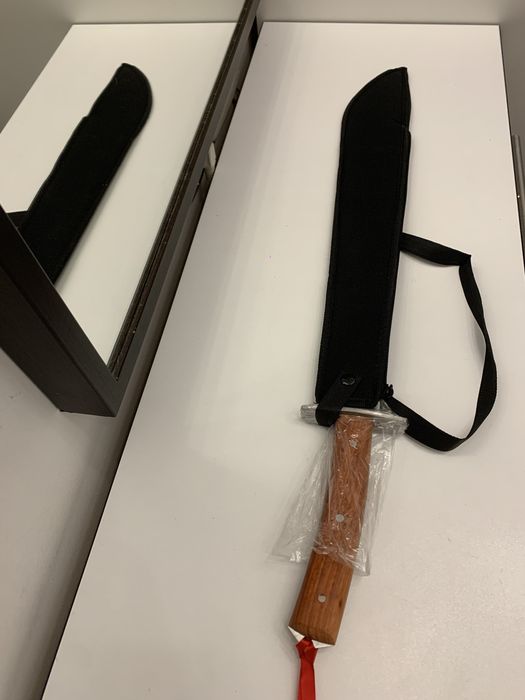 Sabie tip maceta cu busola 70cm husa cadou colectionari pescuit