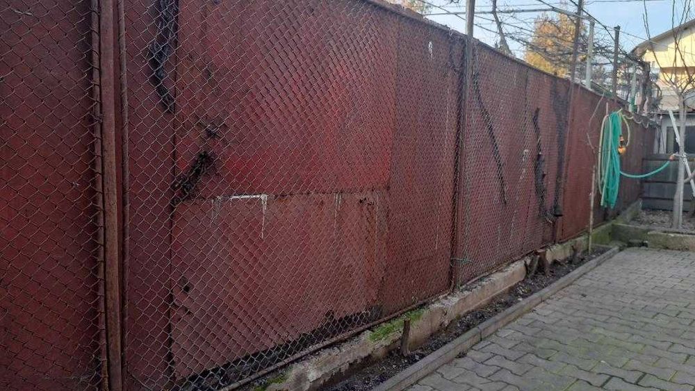 Panouri gard, cadru metalic cu plasa, 2,50 m lungime / 1,55 m inaltime