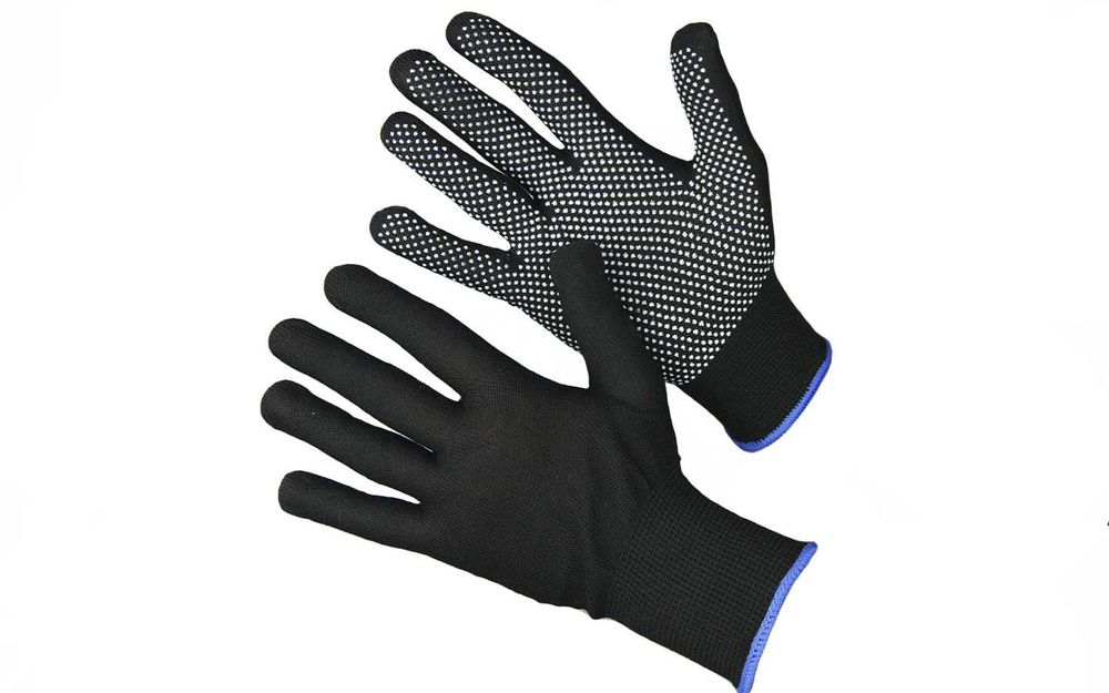 Перчатки рабочие. Перчатки садовые. Перчатки двойные