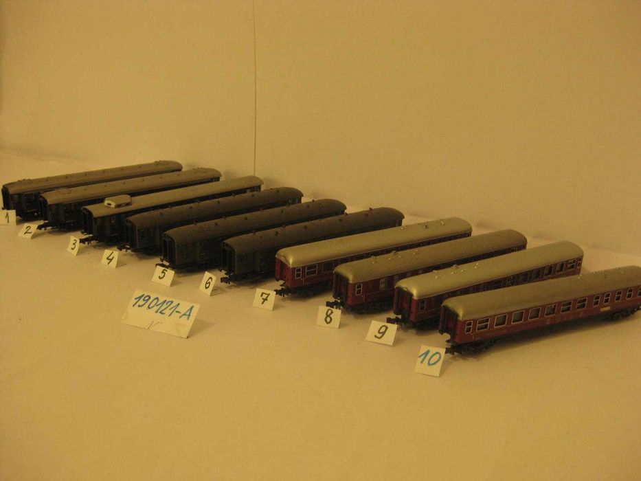 Пътнически вагони №190121 - А, Флайшман, Роко и Трикс, мaщаб 1:160, N