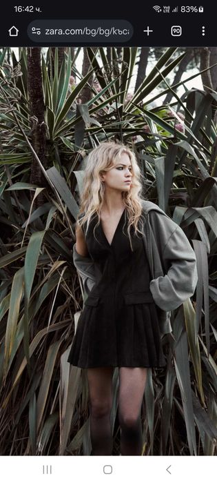 Рокля Zara размер S