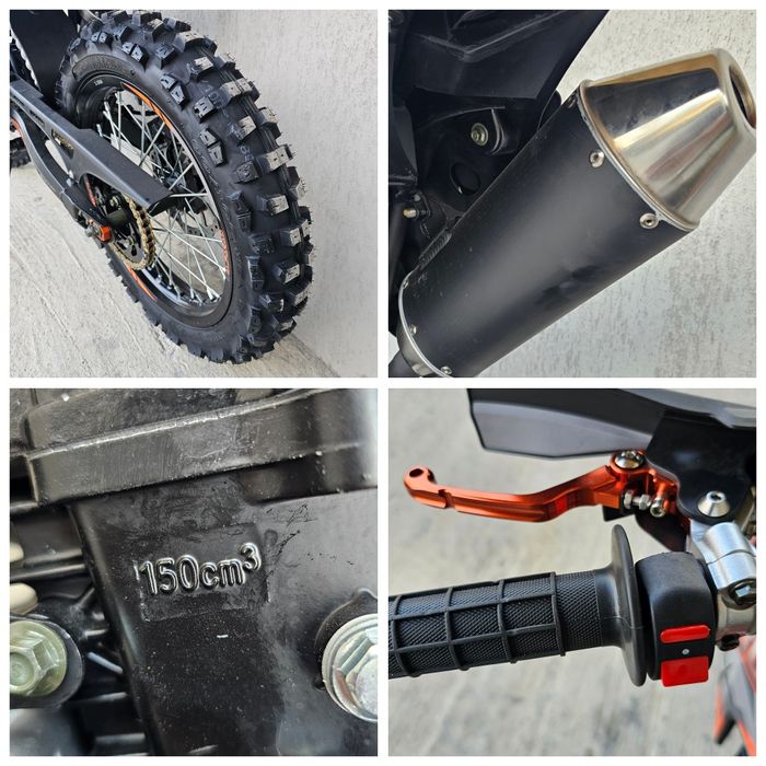 Motocicleta Cross cu bord digital Alfarad T6S 150cc