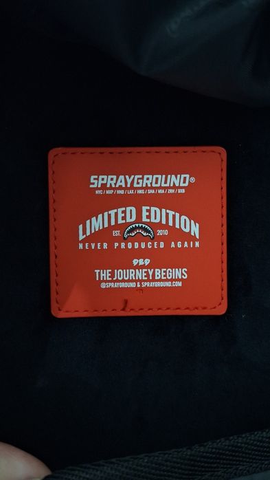 Sprayground gold metallic