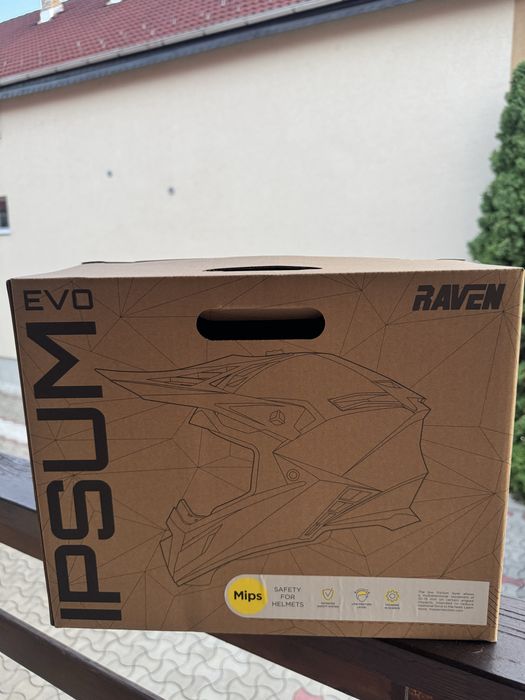 Casca Carbon Moto / Enduro Raven Ipsum Evo Mips