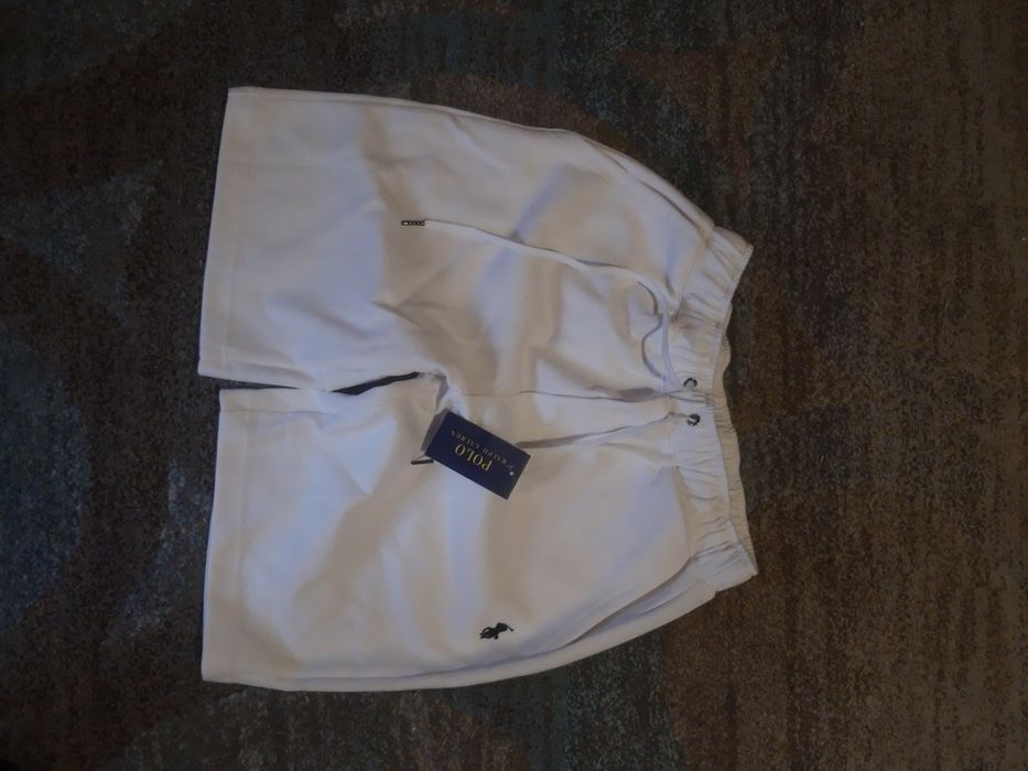 Pantaloni scurți ralph lauren albi !ORIGINALI!