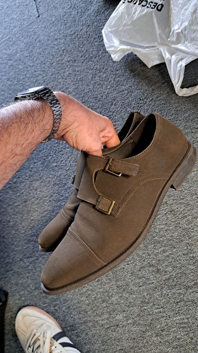 Pantofi Pier One Double Monk mărimea 41 – maro