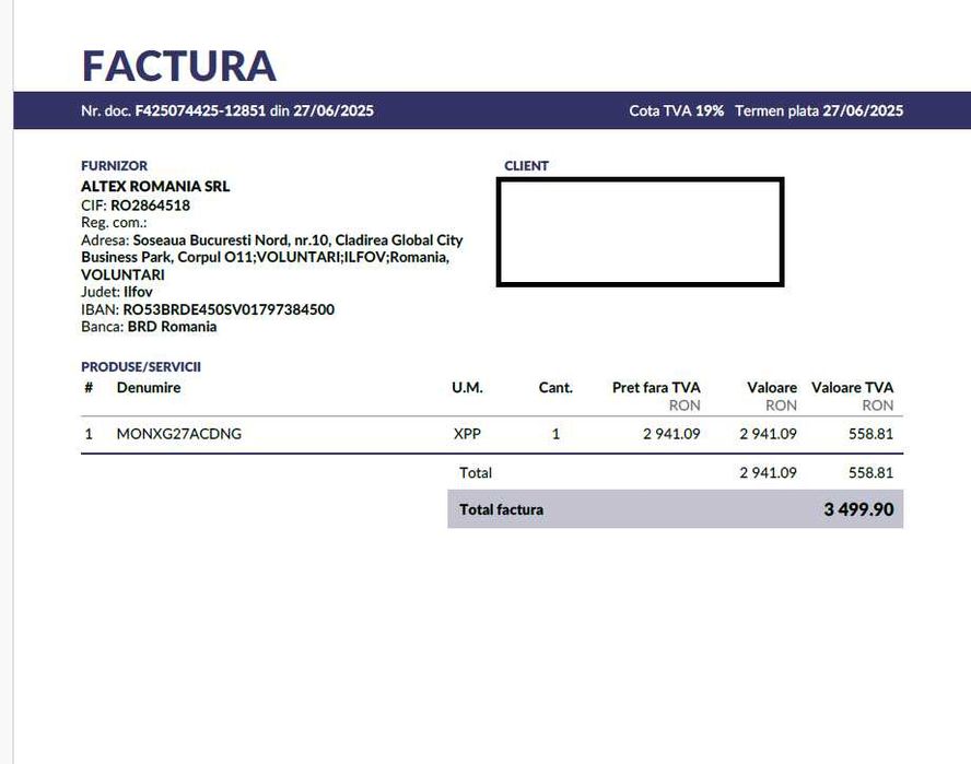 Monitor Gaming LED OLED ASUS ROG Strix XG27ACDNG, 26.5", QHD, 360Hz