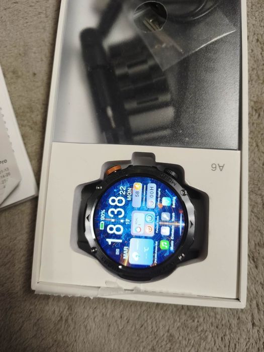 Смарт часовник G-SMART EF12 Sport с FitCloudPro, пълен комплект