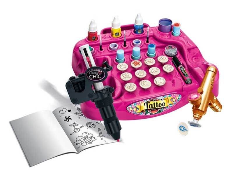 НОВО! Детски комплект за татуировки Clementoni Tattoo Studio