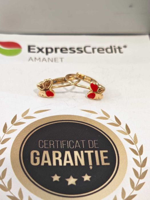 (Ag44 B6786.1) Cercei aur 18K 1.51g