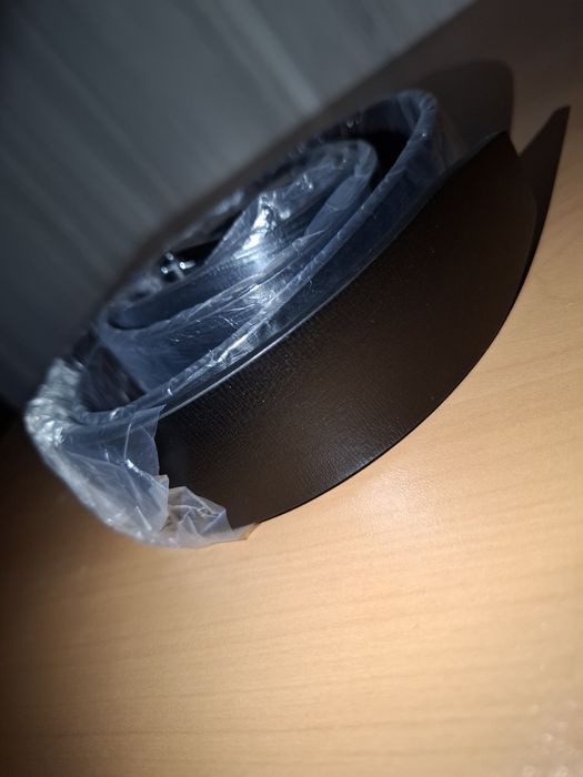 Колан с автоматична катарама модерен черен