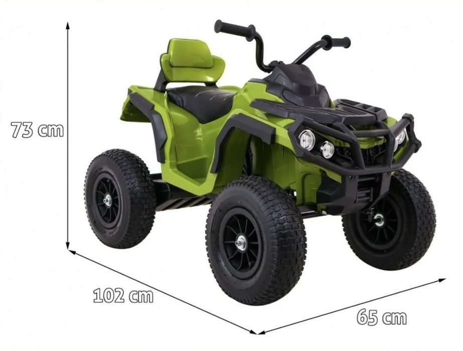 ATV copii cu roti de cauciuc gonflabile 2x45w