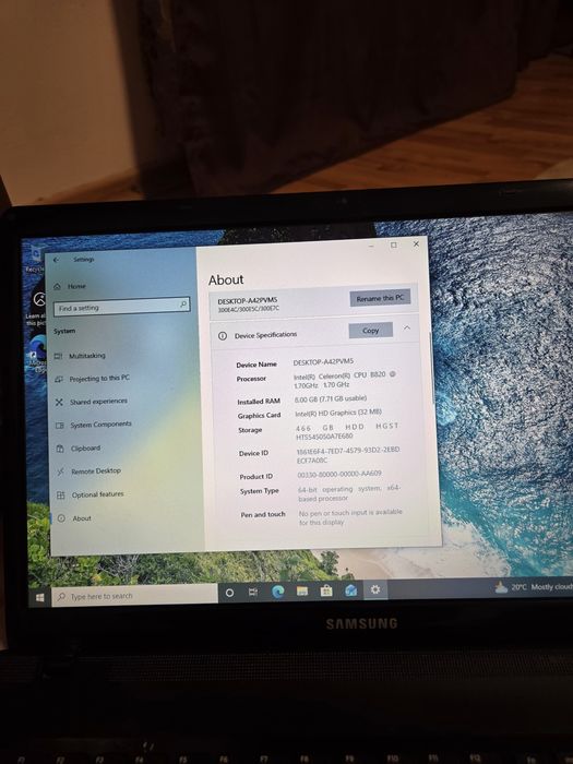 Laptop samsung foarte bun