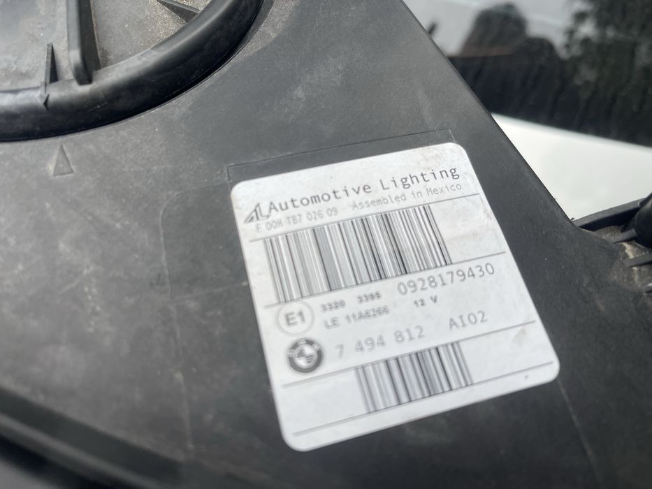 Vand far led laser adaptiv bmw f16 dreapta x6 2014-2020+ suport tavita