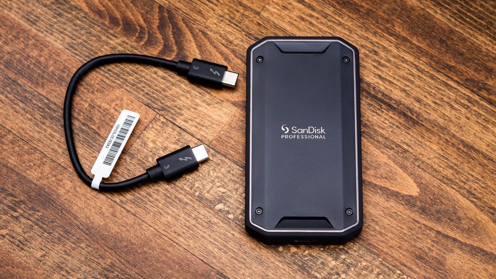 SanDisk professional G40 Pro 2tb thunderbolt SSD extern