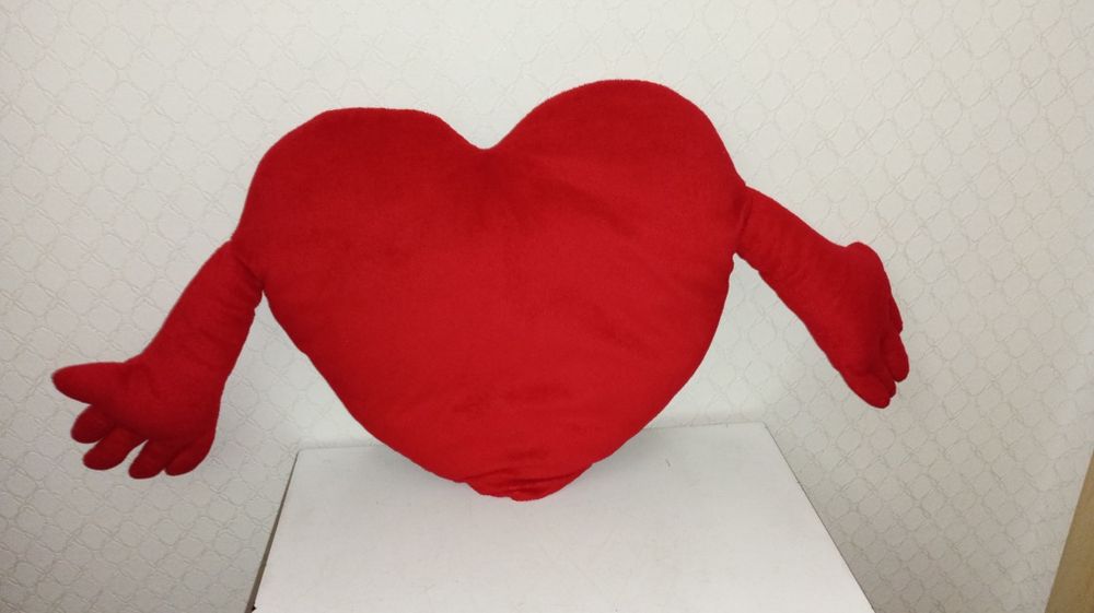 Pernă inimioara.