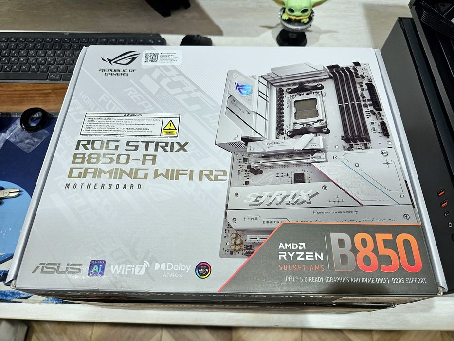 мат платы Asus ROG, Msi X870 и B850