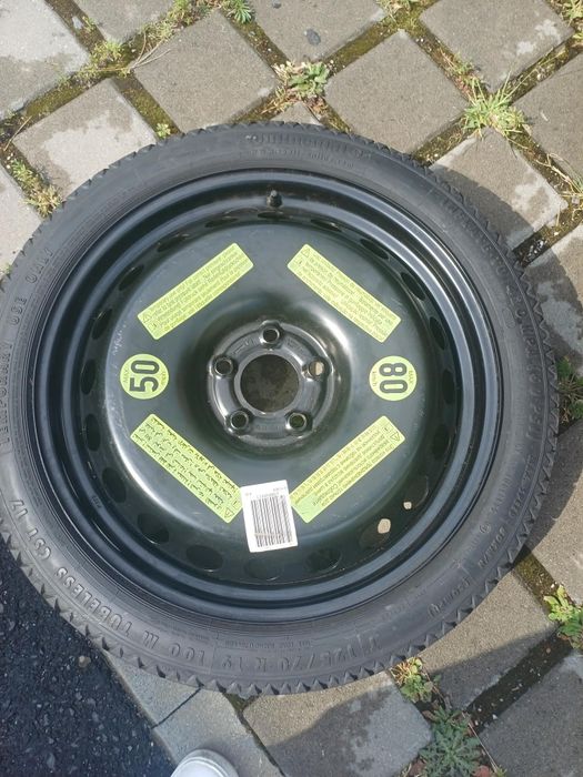 Roata de rezerva știm de Audi  T 125/70 R 19